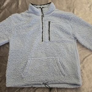Cozy Blue Sherpa Pullover